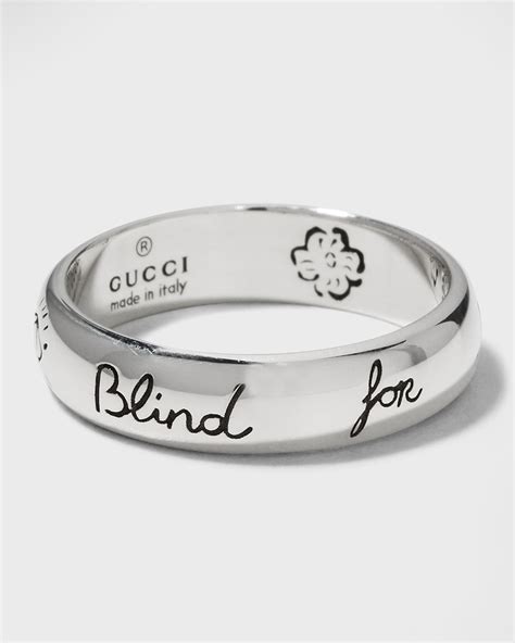 gucci blind for love ring 5mm|maglione blind for love gucci.